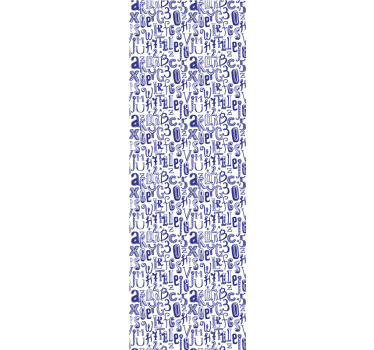 Aakkosten aihe teksti tapetti - Tenstickers