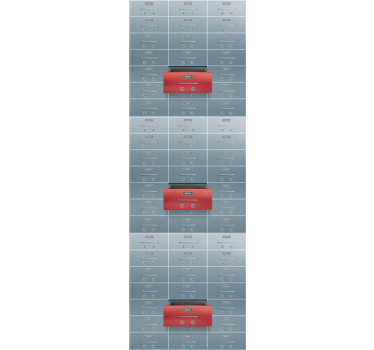 Teolliset kaapit teollinen tapetti - Tenstickers