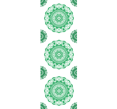 Mandala-aiheinen suunnittelu työhuoneen tapetti - Tenstickers