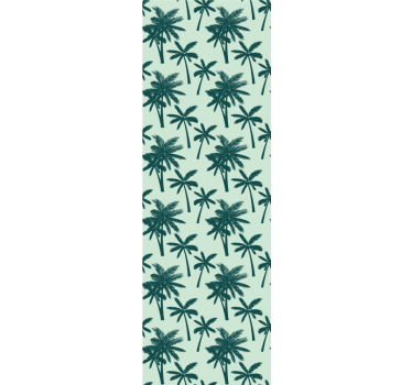 Palmu vihreä salvia puutapetti - Tenstickers