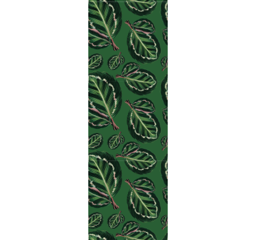 Vihreä maranta kukkatapetit - Tenstickers