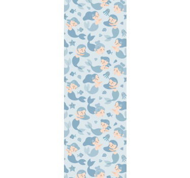 Vedenalainen fantasia lastenhuoneen tapetti - Tenstickers