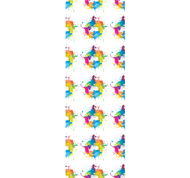 Roiskemaaliefekti taide tapetti - Tenstickers