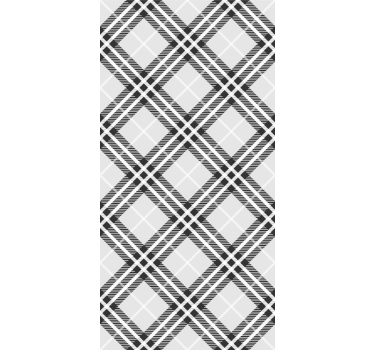 Lineaarinen timanttikuvio geometrinen tapetti - Tenstickers