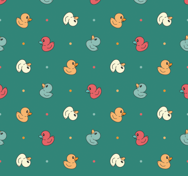 Kumi ankkakuvio wc tapetti - Tenstickers