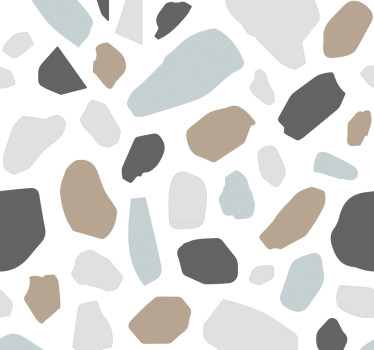 Harmaa terrazo kiviseinä tapetti - Tenstickers