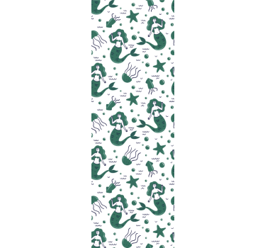 Vedenalaiset merenneidot luonto tapetti - Tenstickers