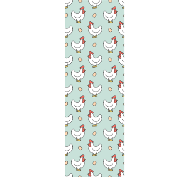 Kana kuvio eläintapetti - Tenstickers