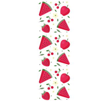 Hedelmä kuvio luonto tapetti - Tenstickers