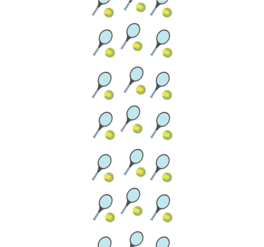 Tennismailat ja pallot teinin huoneeseen - Tenstickers