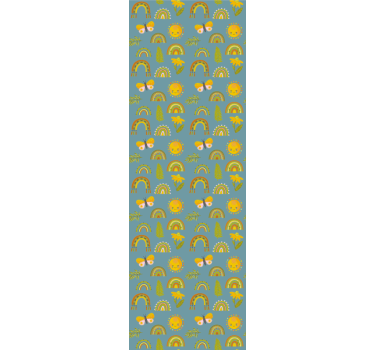 Iloisia luontokuvioita perhostapetti - Tenstickers