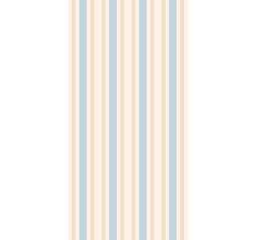 Beige ja sininen sävy pystysuora raitatapetteja - Tenstickers