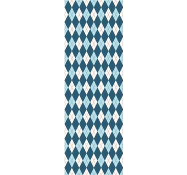 Timanttiharlekiini geometrinen tapetti - Tenstickers