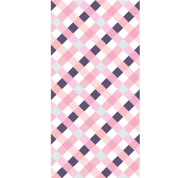 Pastelli argyle kuvio geometrinen tapetti - Tenstickers