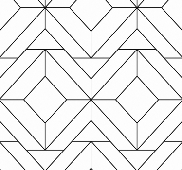 Pohjoismaiset geometriset kuviot abstrakteja tapetteja - Tenstickers