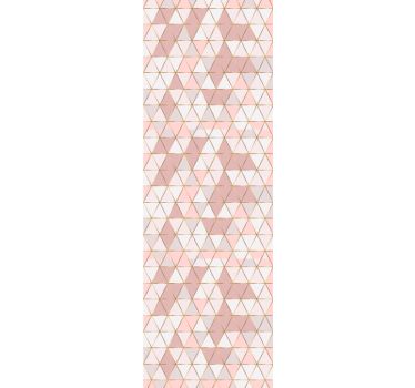 Geometrinen kolmio kolmiokuvioinen tapetti - Tenstickers