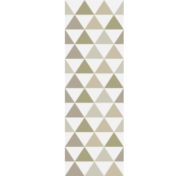 Kolmiotaulukko geometrinen tapetti - Tenstickers