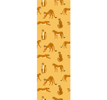Leikkisät leopardit eläintapetti - Tenstickers