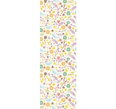 Tyypillinen puola kukkatapetit - Tenstickers