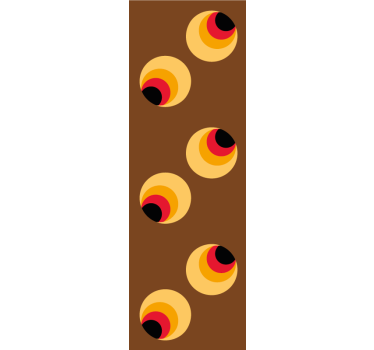 Pop silmämunat retro tapetti - Tenstickers
