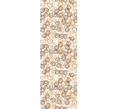 Kaksi väriä psykedeelinen retro tapetti - Tenstickers