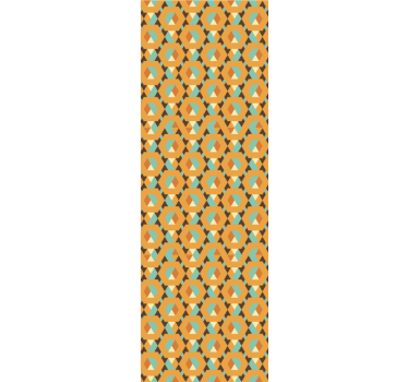 Geometrinen retroprintti geometrinen tapetti - Tenstickers