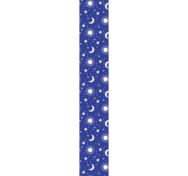 Taivaankappaleiden motiivi tähtitapetti - Tenstickers