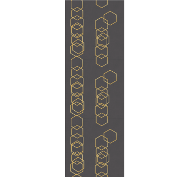 Geometrinen lineaarinen muotoilu geometrinen tapetti - Tenstickers