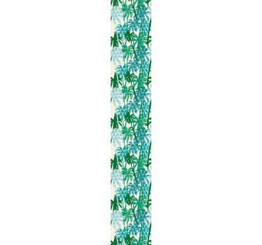 Trooppisia geometrisia kuvioita Viidakkotapetti - Tenstickers