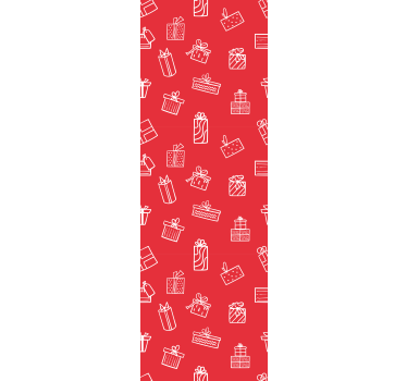 Lahja kuvion aihe joulutapetti - Tenstickers