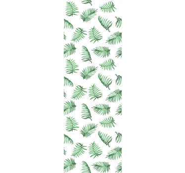 Trooppiset saniaiset lehti tapetti - Tenstickers