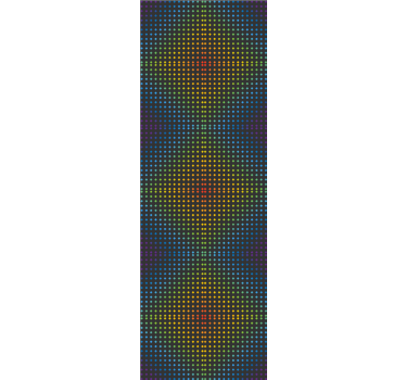 Geometrinen pistematriisi abstrakti tapetti - Tenstickers