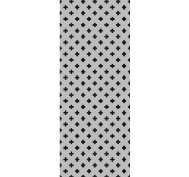Ristikuvio geometrinen taustakuva - Tenstickers
