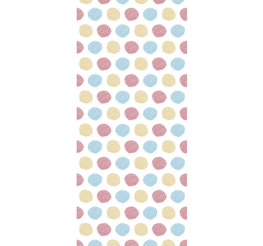 Pilkullinen aihe ympyrät tapetti - Tenstickers