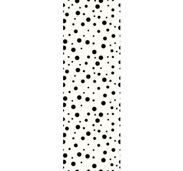Musta pilkku tausta Tapetti lastenhuoneeseen - Tenstickers