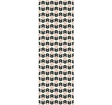 Geometrinen terälehtikuvio ornamentti tapetti - Tenstickers