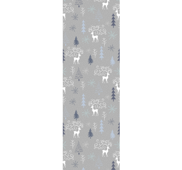 Poron juhla-aihe joulutapetti - Tenstickers