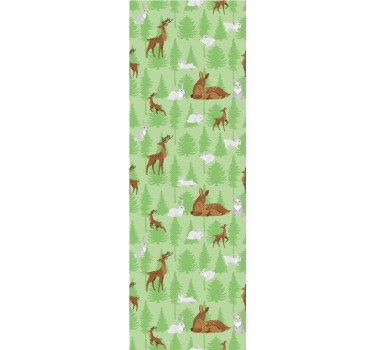 Metsäeläinkuvio eläintapetti - Tenstickers