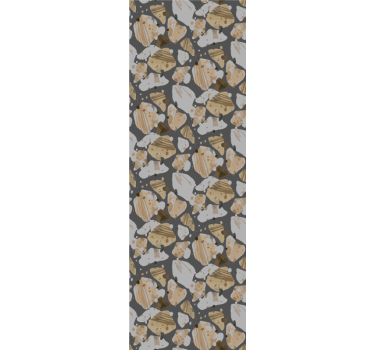 Iso terrazzo-kuvio efekti tapetti - Tenstickers