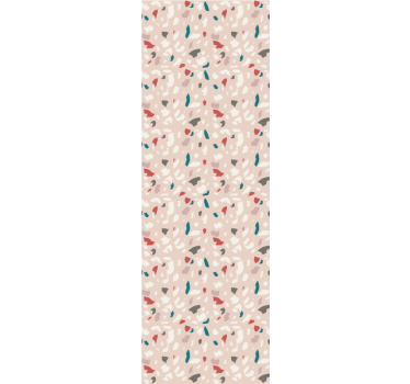 Abstrakti beige terrazzo efekti tapetti - Tenstickers
