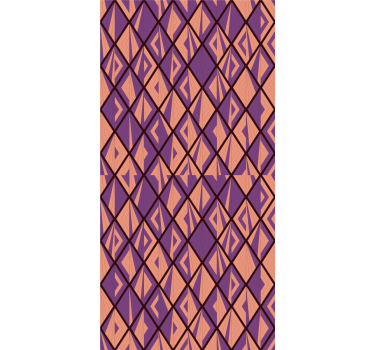 Tyylikkäitä timanttimuotoja geometrinen tapetti - Tenstickers