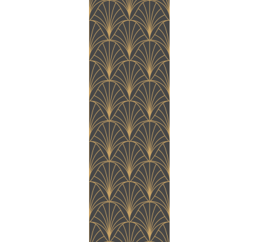 Herkät art deco -tyyliset kaaret abstrakteja tapetteja - Tenstickers