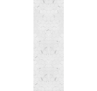 Elegantit harmaat laatat kuusikulmio moderneja tapetteja - Tenstickers