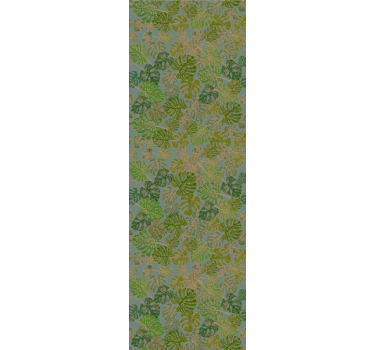 Japani minimalistiset monsteran lehdet tapetti olohuone - Tenstickers