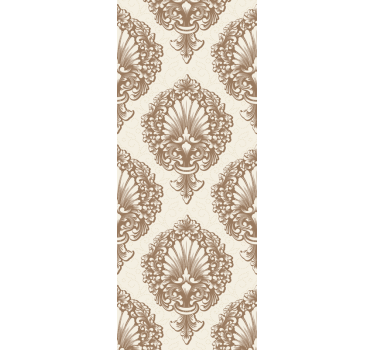 Damaskin vanhanaikainen tyyli vintage tapetti - Tenstickers