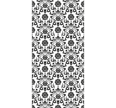 Kuninkaallinen damastilainen tyyli vintage tapetti - Tenstickers