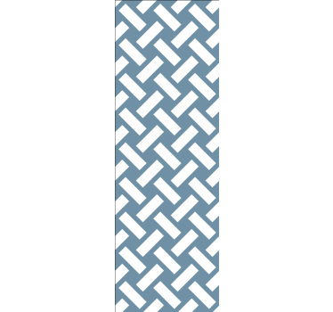 Valkoiset suorakaiteet geometrinen tapetti - Tenstickers