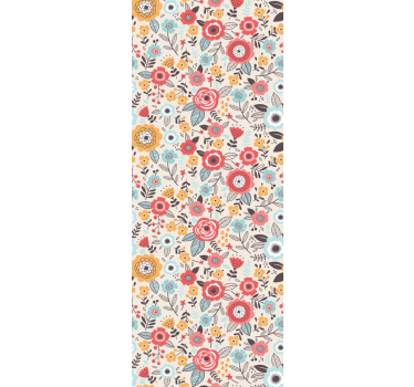Kukkaprintti "ditsy" kukkatapetit - Tenstickers