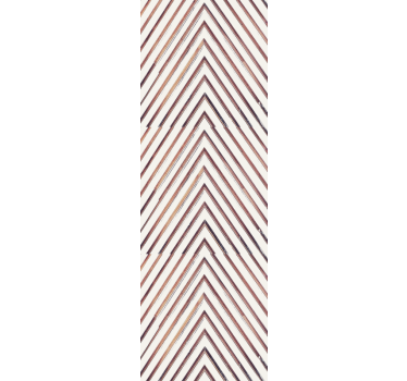 Tiikki kalanruotokuviossa puinen tapetti - Tenstickers