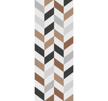 Abstrakti chevron-aihe tapetti teinin huoneeseen - Tenstickers